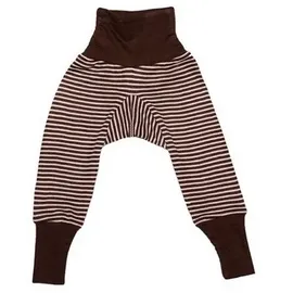 cosilana Schlupf-Babyhose mit Bund Geringelt Braun 50/56