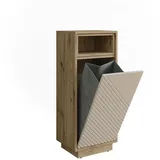 Vicco Wäscheschrank Beatrice, Cashmere/Artisan-Eiche, 38 x 93 cm
