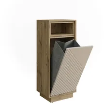 Vicco Wäscheschrank Beatrice, Cashmere/Artisan-Eiche, 38 x 93 cm