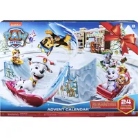 PAW PATROL Adventskalender mit Sammelfiguren und Winterlandschaft