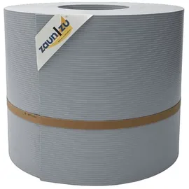 zaunzu® Doppelstabmattenzaun 50 m x 24 cm Fenstergrau/Metall