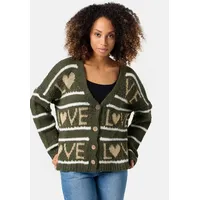 pm selected Festliche Strickjacke Mustermix Einheitsgröße