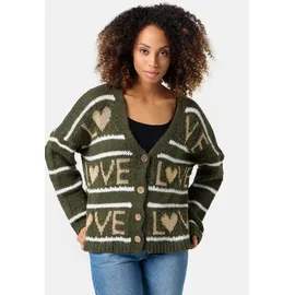 pm selected Festliche Strickjacke Mustermix Einheitsgröße