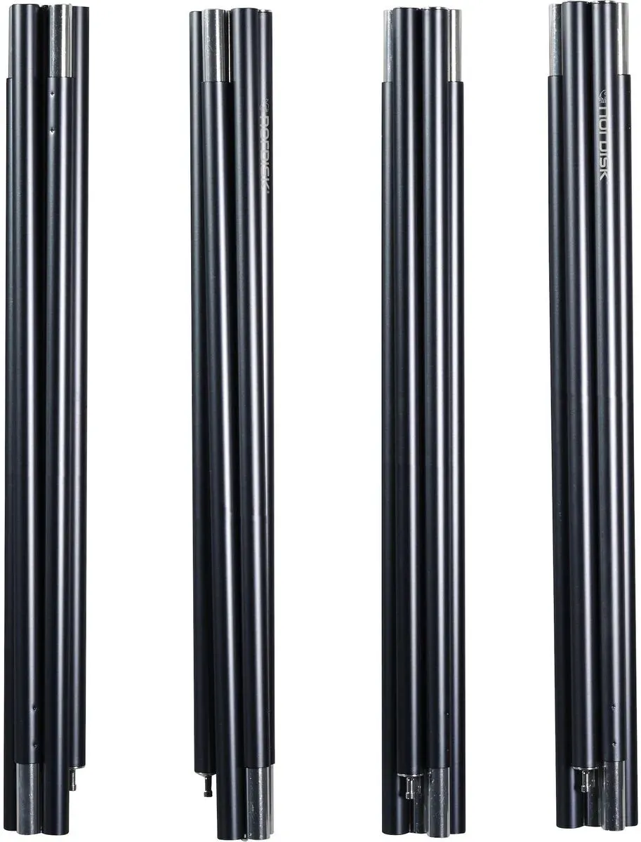 Nordisk Midgard 9.2/20 Large Entrance Spare Pole Set (2 Pcs) Alu neutral