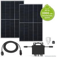 Juskys Balkonkraftwerk 600W Solaranlage Komplettset Photovoltaik Anlage steckerfertig - Verkauf nur an Endverbraucher