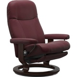 Stressless Stressless® Relaxsessel »Garda«, verstellbar, optional 2-motorisch, Größe M & L, Gestell Braun, rot