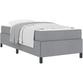 vidaXL Boxspringbett 100 x 200 cm Hellgrau