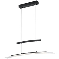 RL LIVE YOUR LIGHT Reality LED Pendelleuchte Samos schwarz matt Touch dimmer, höhenverstellbar