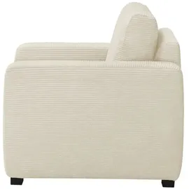 bobb Sessel Lisa de Luxe Boxspringpolsterung 85 x 90 x 93 cm Creme