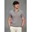 BRUNO BANANI Herren Gr XXL 60/62 anthrazit Single Jersey Obermaterial 95 Baumwolle 5 Elasthan schmal angesetztes Bündchen Shirts schmale Passform Kurzarm und Polokragen