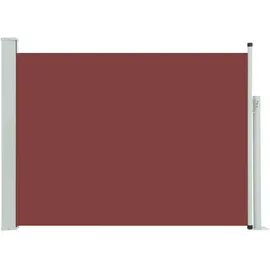 vidaXL Seitenmarkise 120 x 500 cm Braun Polyester
