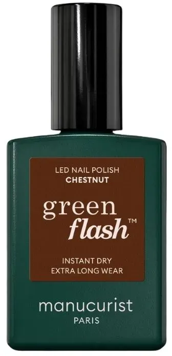 Manucurist Green Flash Nail Polish Chestnut  (15 ml)