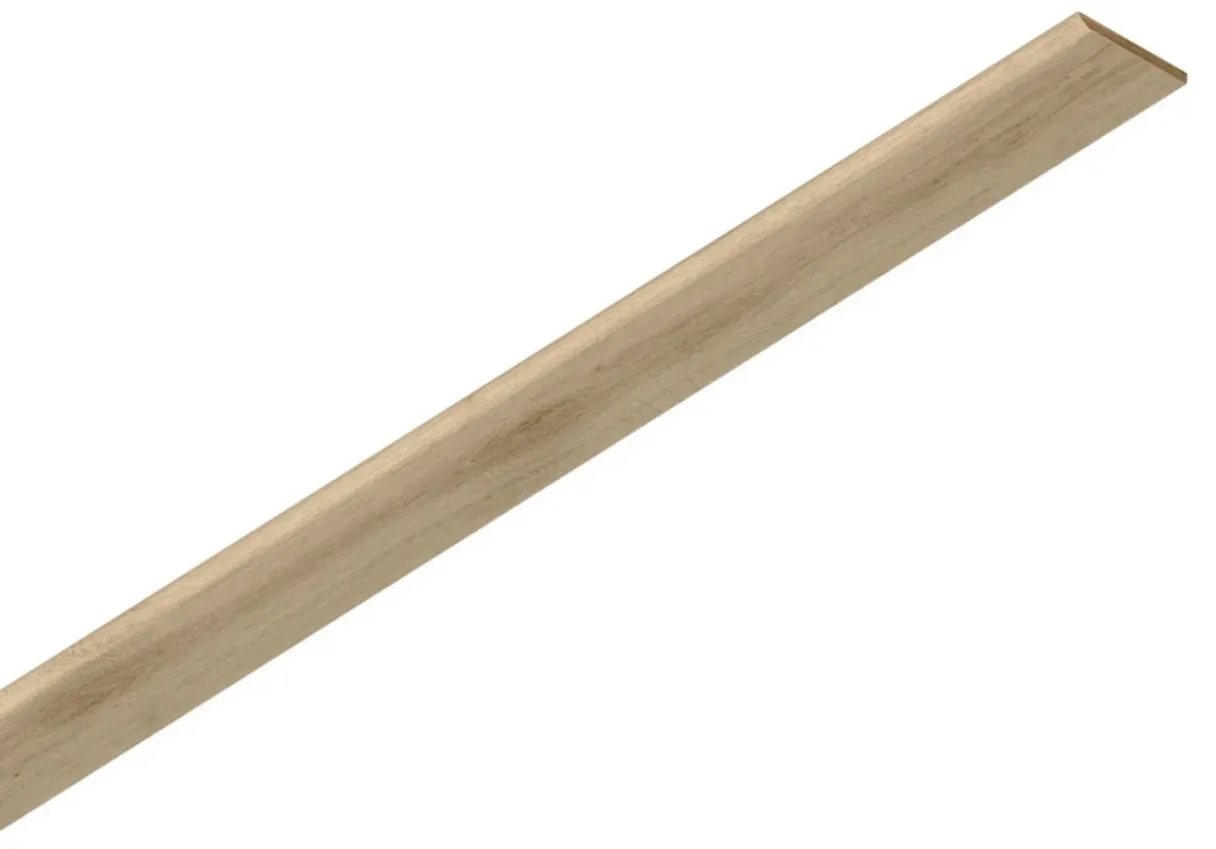 ter Hürne Leisten Gehrungsabdeckleiste Eiche cremebeige GAL 25 Dekor 2400x25x2 mm