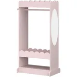 [en.casa] Vestnes Kindergarderobe 120x63x38 cm Rosa
