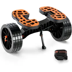VEVOR Kajakwagen Kanuwagen aus Aluminiumlegierung 655x305x310mm bis 145kg belastbar Doppelgurt-Design Zubehör für Bootswagen Kajak Kanu Transportwagen Trolley Surfwagen Bootstrailer Faltboot
