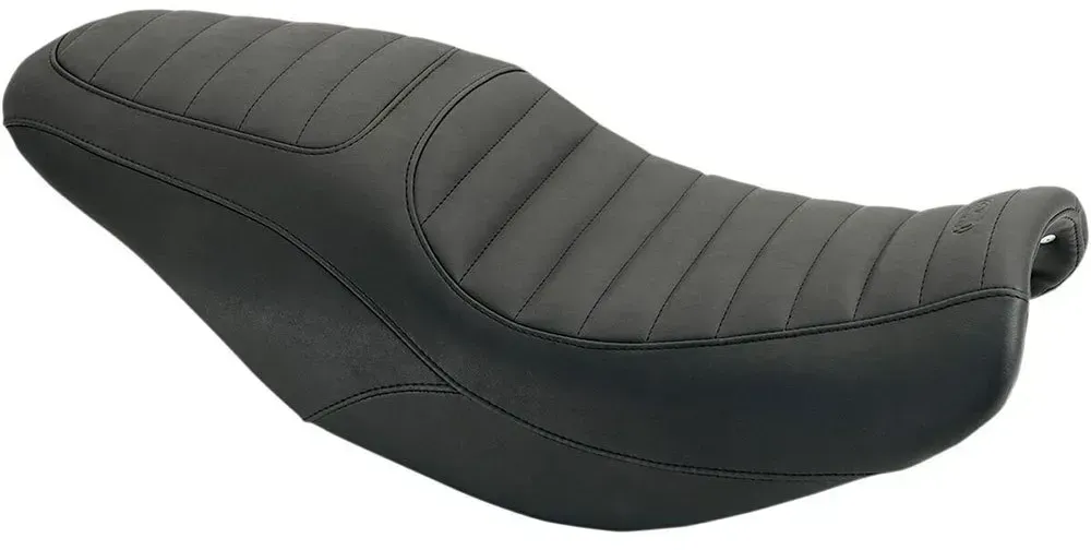 Mustang Retro One Piece 2-up Ribbed Motorradsitz - One Size