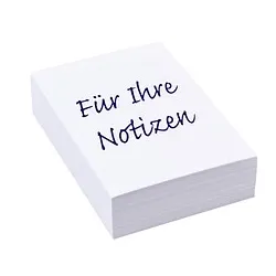 Notizpapier weiß DIN A7, ca. 250 Blatt, 1 Pack