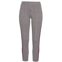 bench. loungewear 7/8-Leggings Damen kariert-rostrot Gr.36/38