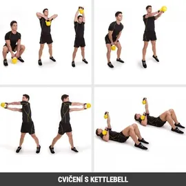 Gorilla Sports Kettlebell Kugelhantel 12 kg blau