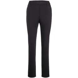 Schlupfhose GOLDNER "Leichte Baumwollschlupfhose LOUISA", Damen, Gr. 50, N-Gr, schwarz, Obermaterial: 98% Baumwolle CO. 2% Elasthan EL., Hosen Schlupfhose