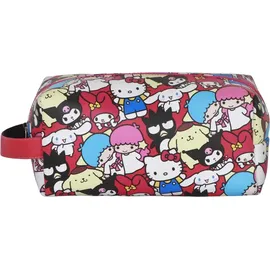Karactermania Sanrio Hello Kitty Friends-Plus Brick Reise-Kosmetiktasche, Mehrfarbig, 27 x 13 cm