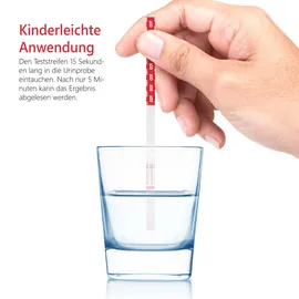 LuxmedIQ 10x Drogentest Nikotin Urin Test - Cutoff 200 ng/mL 10 St