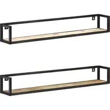 vidaXL Wandregal 120 x 0 x 0 cm Mehrfarbig