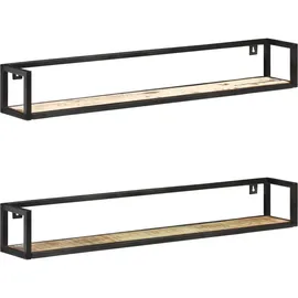 vidaXL Wandregal 120 x 0 x 0 cm Mehrfarbig