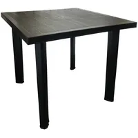 Mojawo Gartentisch 80 x 80 x 72 cm Anthrazit