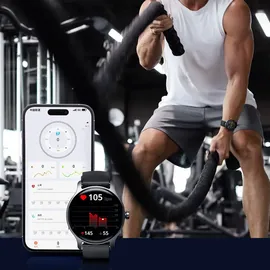 Joyroom FC1 Classic Series Call Answering Smartwatch IP68 Gray (JR-FC1) (46 mm), Smartwatch