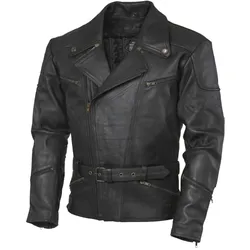 GMS-Moto Classic, Lederjacke - Schwarz - L