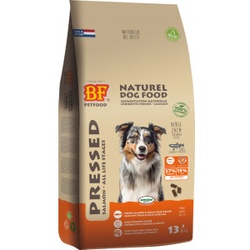 BF Petfood mit Lachs ohne Getreide gepresstes Hundefutter 13,5 kg