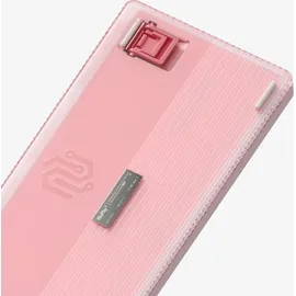nuphy Halo75 v2 Mechanische Tastatur QMK/VIA, QWERTY US, Bluetooth / 2.4GHz - Sakura Fizz Silent Red Switch)