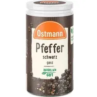 Ostmann Pfeffer schwarz, ganze Pfefferkörner im Streuer, 40g