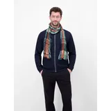 Lerros Schal LERROS "Webschal mit kariertem Farbverlauf", Herren, arctic blau, Materialmix, Modetücher Schal