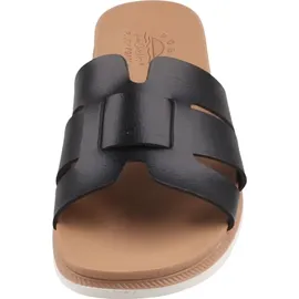 SKECHERS Desert Kiss Low Peak Look, Damen Schiebe-Sandalen, Black,