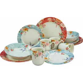CreaTable CreaTable, Geschirrset, Crimson (16 Stück)