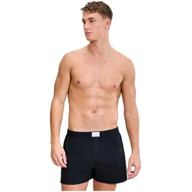 Ellesse Web-Boxershorts Schwarz/Weiß/Blau M 3er Pack