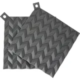 RIG-TIG Topflappen Hold-On 2er-Set, Grau