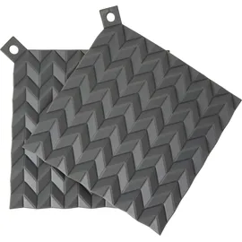 RIG-TIG Topflappen Hold-On 2er-Set, Grau