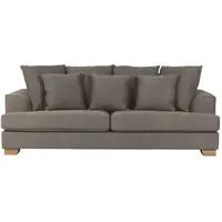 SOHO Sofa Franka ¦ braun ¦ Maße (cm): B: 231 H: 87 T: 103