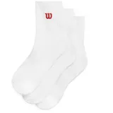 Wilson Quarter Top Socken 3 Paare Weiß 38-42