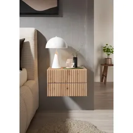 Stella Trading Nachtschrank TABONI 42 x 28 x 30 cm Eiche Artisan