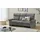 Wohnwert Trapezsofa Mikrofaser 3-Sitzer Grau