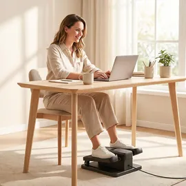 sportnow Mini Ellipsentrainer Schwarz