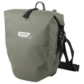 Büchel Fahrradtasche 25,4 l grau/grün