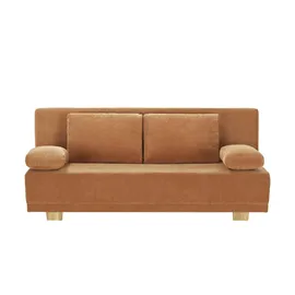 Nils Olsen Schlafcouch Mikrofaser 2-Sitzer Braun