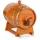 Relaxdays Kleines Holzfass 2,2 Liter Braun,Gold,Hellbraun