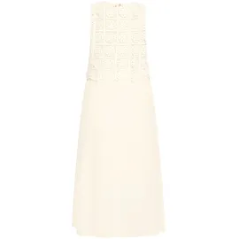 Cartoon Druckkleid A-Linien-Kleider Beige 42