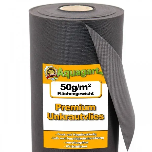 10m2 Gartenvlies Unkrautvlies Mulchvlies Vlies 50g 1,6m breit